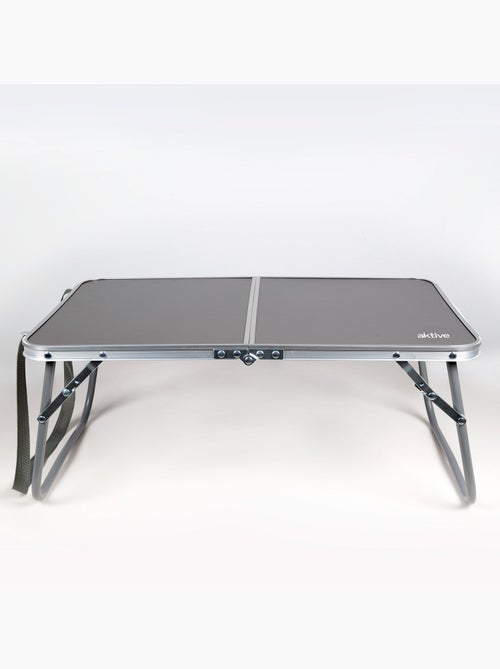 Mesa plegable camping antracita con asas transporte aktive - Kiabi Mesa plegable camping antracita con asas transporte aktive - Kiabi