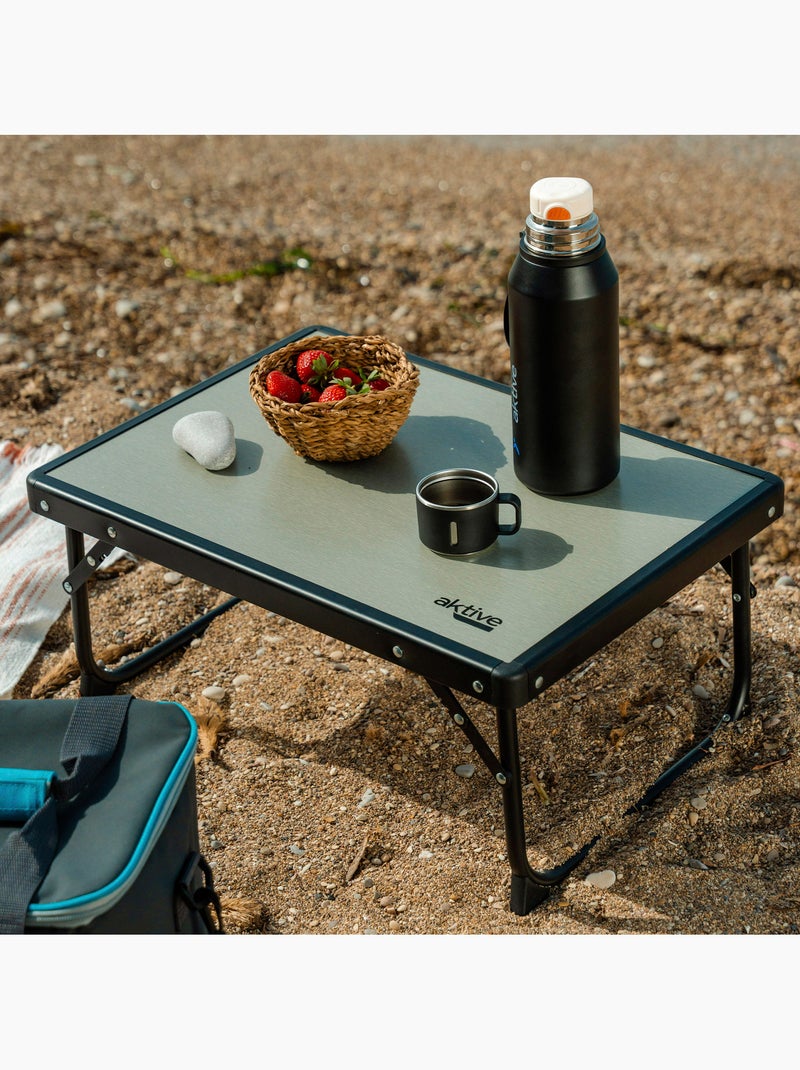 Mesa plegable camping baja aktive Gris - Kiabi