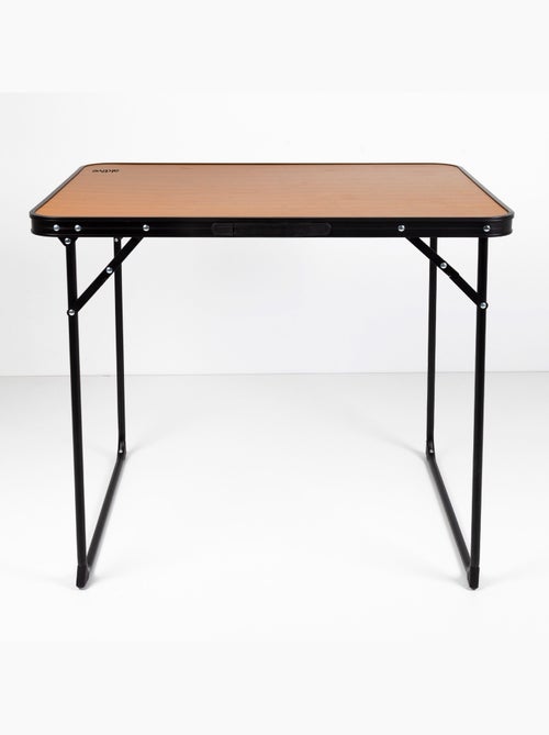 Mesa plegable camping bambú con asa transporte aktive - Kiabi Mesa plegable camping bambú con asa transporte aktive - Kiabi