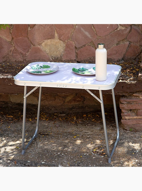 Mesa plegable de acero para camping aktive - Kiabi Mesa plegable de acero para camping aktive - Kiabi