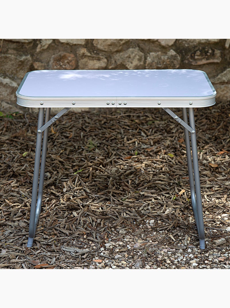 Mesa plegable de acero para camping aktive Blanco - Kiabi