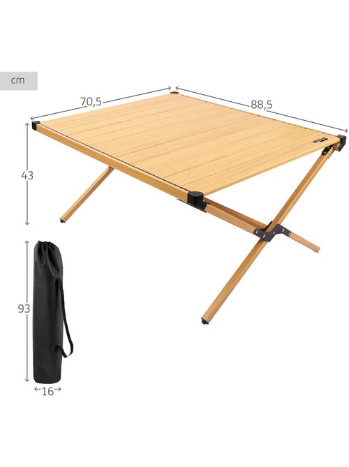 Mesa plegable glamping aktive - Kiabi Mesa plegable glamping aktive - Kiabi