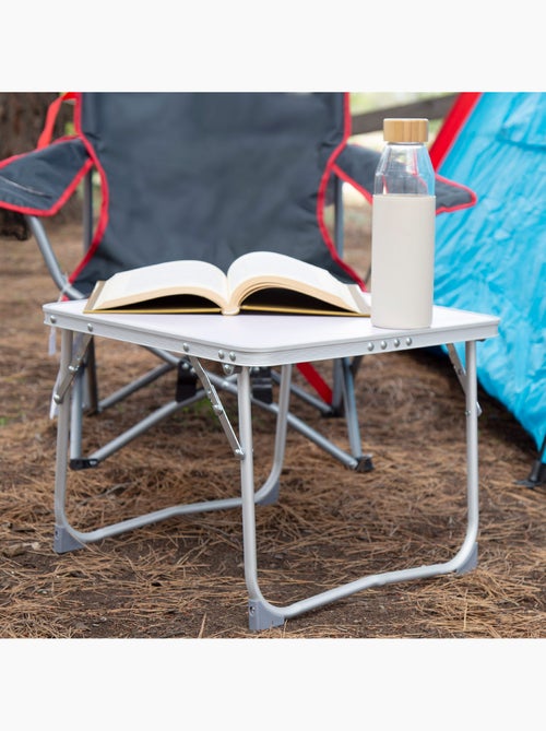 Mesa plegable pequeña camping antivuelco y ultraligera Aktive - Kiabi Mesa plegable pequeña camping antivuelco y ultraligera Aktive - Kiabi