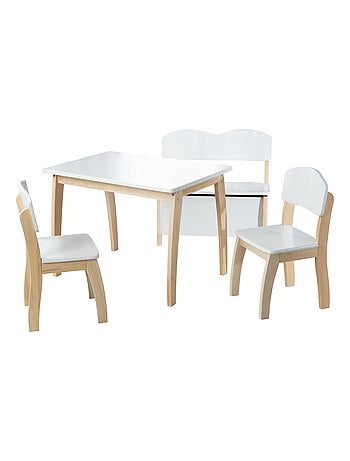 Mesa rectangular en madera maciza para niños de 2 a 10 años 'Roba'