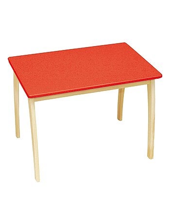 Mesa rectangular en madera maciza para niños de 2 a 10 años 'Roba'