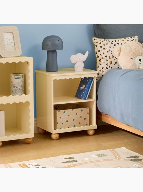 Mesilla de noche infantil bouli 2 niveles beige 40x30x50,5 cm - Kiabi