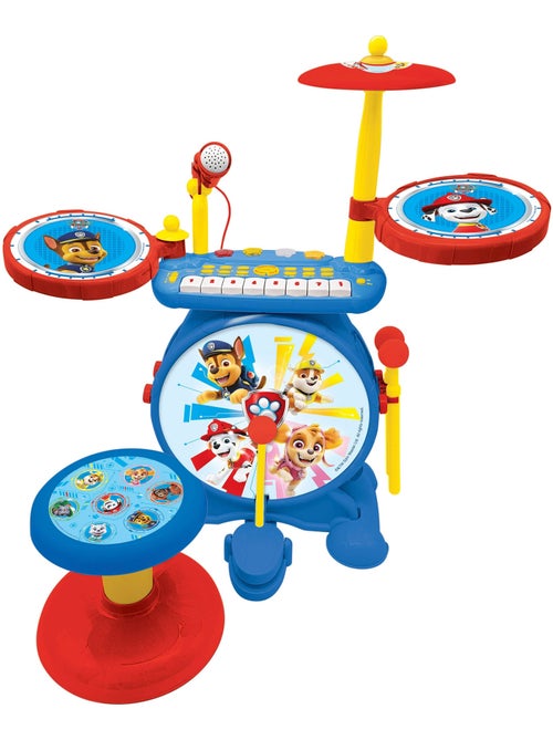 Mi Banda de Rock Paw Patrol Juego completo de bater?a electr?nica luminosa con asiento - Kiabi Mi Banda de Rock Paw Patrol Juego completo de bater?a electr?nica luminosa con asiento - Kiabi