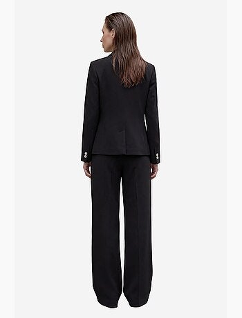 Mi moda blazer con cuello chal y botones my fashion
