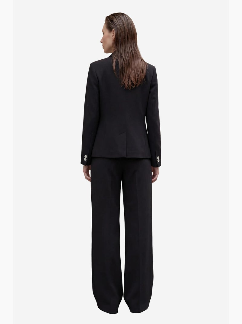 Mi moda blazer con cuello chal y botones my fashion Negro - Kiabi