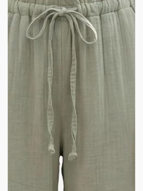 Mi moda pantalones de pierna recta con cintura elástica my fashion - Kiabi Mi moda pantalones de pierna recta con cintura elástica my fashion - Kiabi