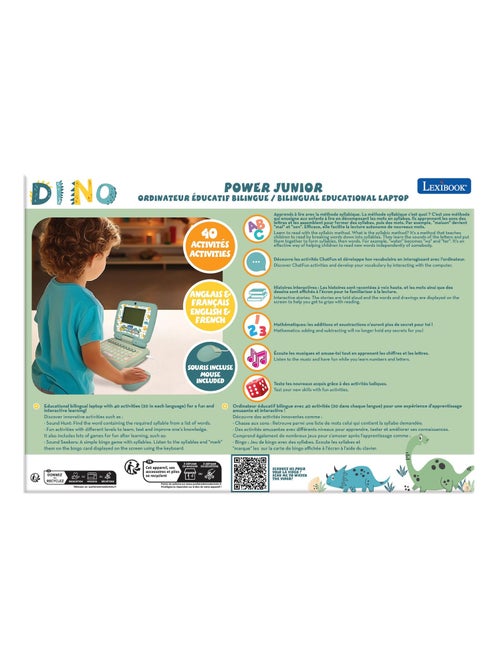 Mi primer dinausaurio puertoátil educativo (en/fr) - Kiabi Mi primer dinausaurio puertoátil educativo (en/fr) - Kiabi
