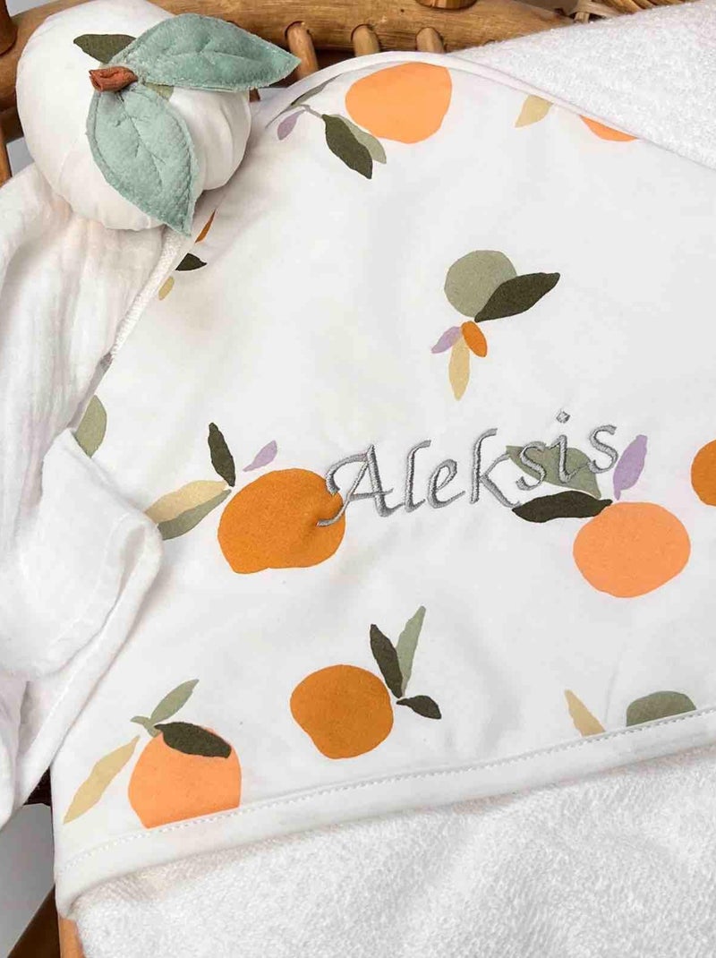 Mi primera capa de baño de algodón y bambú, clem | SEVIRA KIDS Blanco - Kiabi