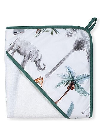 Mi primera capa de baño de algodón y bambú, safari - SEVIRA KIDS