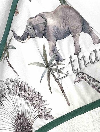 Mi primera capa de baño de algodón y bambú, safari | SEVIRA KIDS