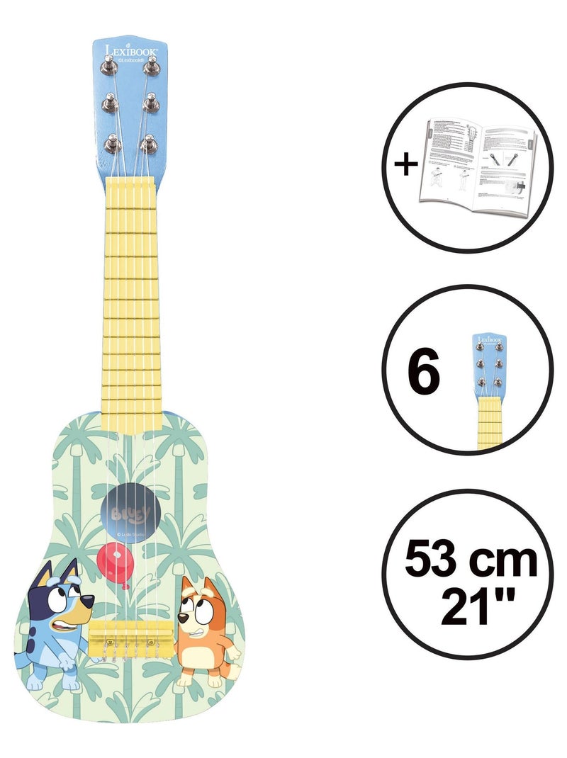 Mi Primera Guitarrara Bluey 21/53 cm Azul - Kiabi