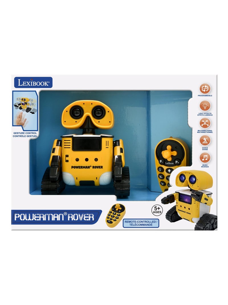 Mi robot multifunción con cambiador de voz, control por gestos, luces y canciones Amarillo - Kiabi