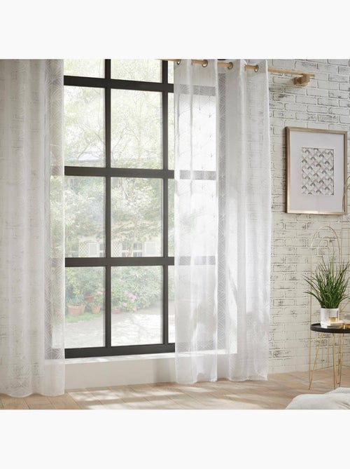 Mia blanco transparente 140x240cm - Kiabi Mia blanco transparente 140x240cm - Kiabi