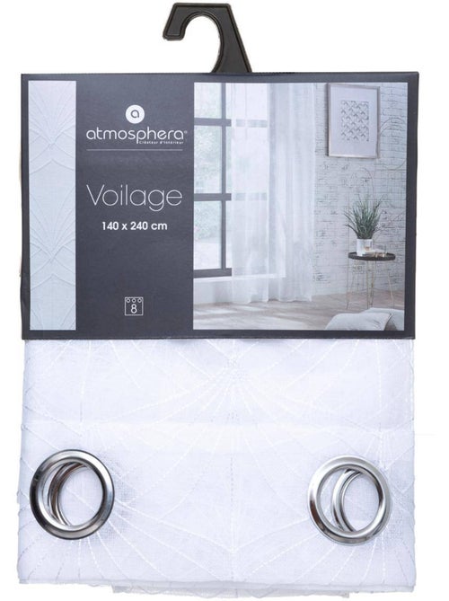 Mia blanco transparente 140x240cm - Kiabi Mia blanco transparente 140x240cm - Kiabi