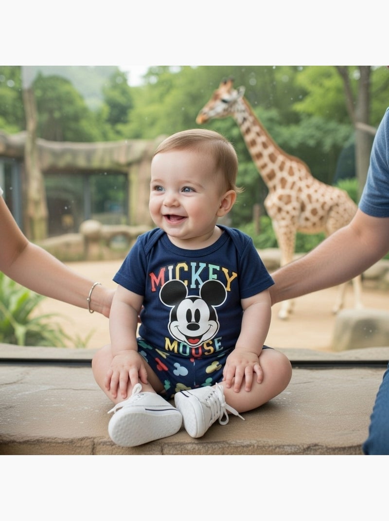 Mickey - Conjunto bebé niño Azul marino - Kiabi