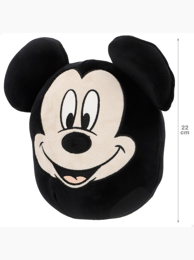 Mickey almohada peluche 22 cm + 3 años Negro - Kiabi