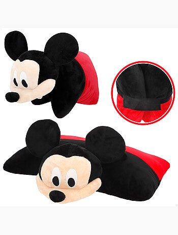 Mickey cojín peluche 2 en 1 suave y aterciopelado