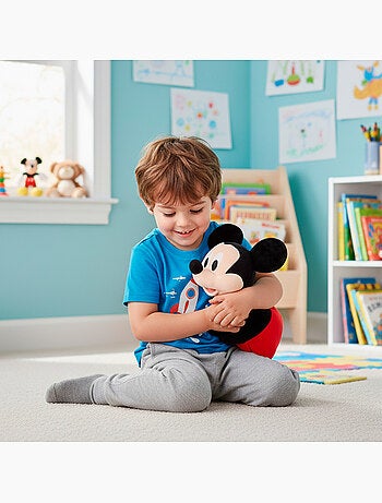 Mickey cojín peluche 2 en 1 suave y aterciopelado