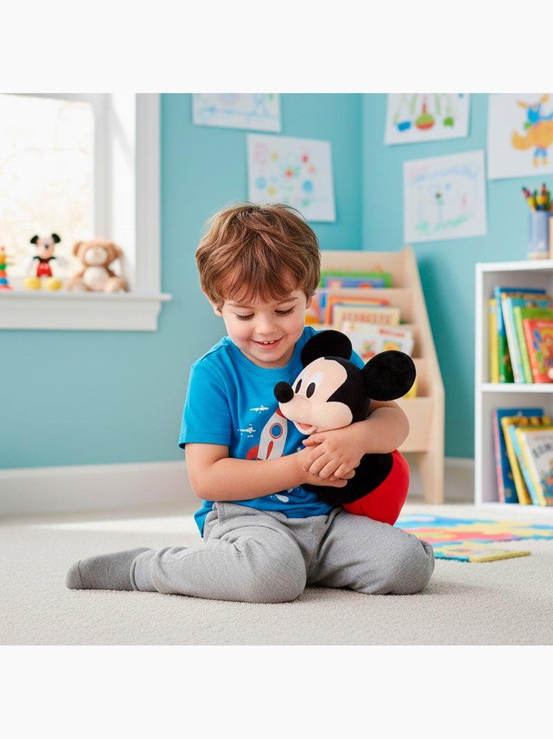 Mickey cojín peluche 2 en 1 suave y aterciopelado Negro - Kiabi
