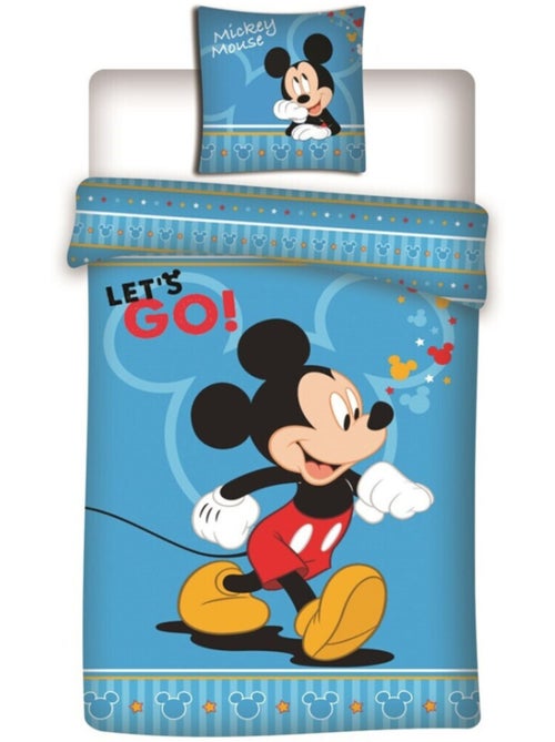 Mickey Disney - Juego de sábanas infantil Disney - Funda nórdica 140 x 200 cm - Kiabi Mickey Disney - Juego de sábanas infantil Disney - Funda nórdica 140 x 200 cm - Kiabi