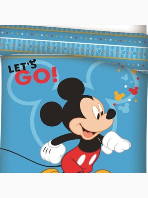 Mickey Disney - Juego de sábanas infantil Disney - Funda nórdica 140 x 200 cm - Kiabi Mickey Disney - Juego de sábanas infantil Disney - Funda nórdica 140 x 200 cm - Kiabi
