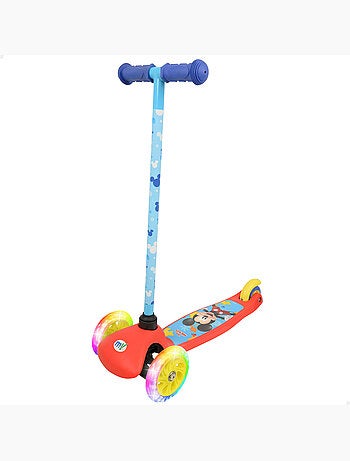 Mickey patinete 3 ruedas 55x23x68 cm máx. 20 kg con luces y freno