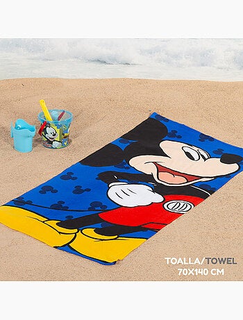 Mickey set cubo playa con accesorios toalla y bolsa