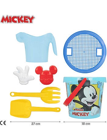 Mickey set cubo playa con accesorios toalla y bolsa