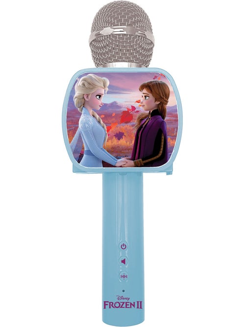 Micr?fono de karaoke inal?mbrico Frozen con altavoz Bluetooth? incorporado - Kiabi
