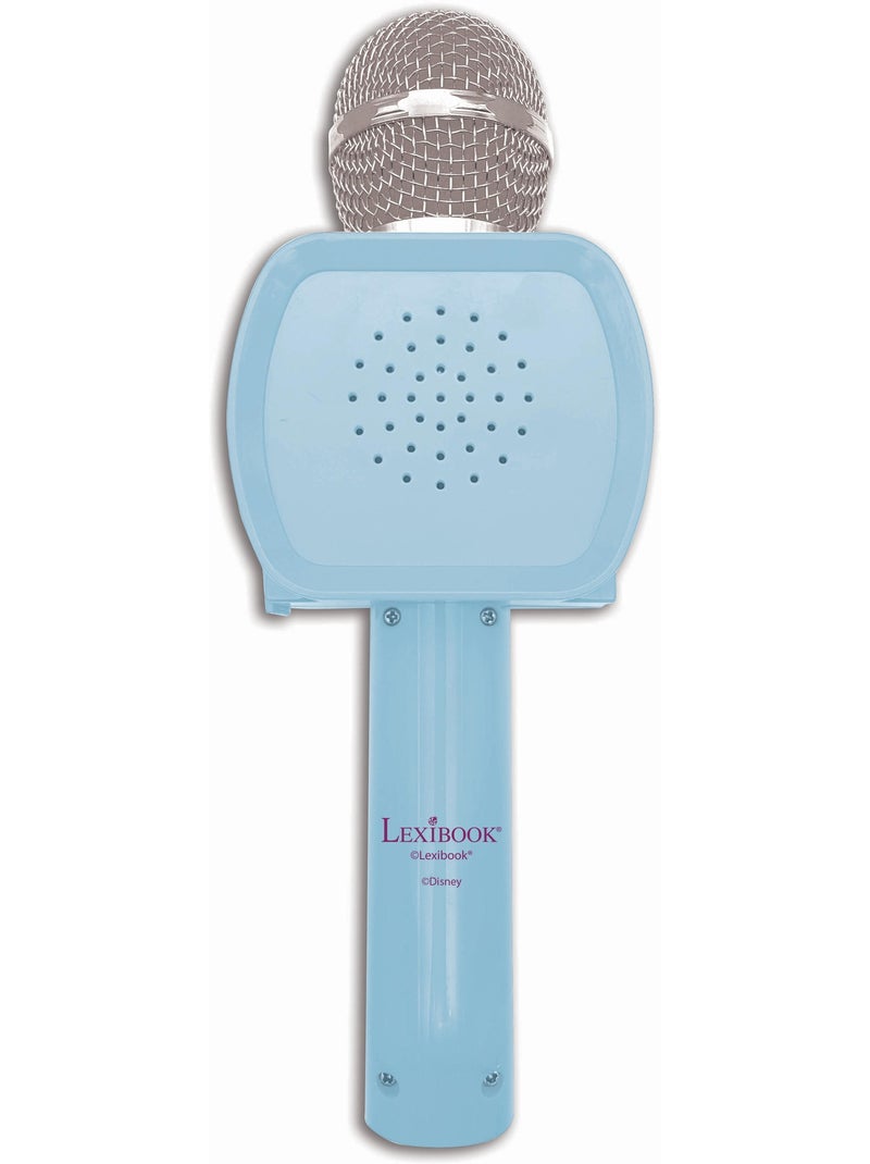 Micr?fono de karaoke inal?mbrico Frozen con altavoz Bluetooth? incorporado Azul - Kiabi