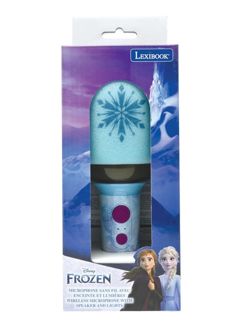 Micr?fono karaoke Frozen Bluetooth/inal?mbrico con efectos de luz y sonido - Kiabi