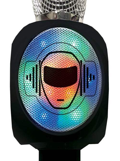 Micr?fono Karaoke iParty Bluetooth? con altavoz, luces y funci?n de cambio de voz - Kiabi