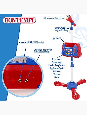 Micrófono de escenario inalámbrico bontempi