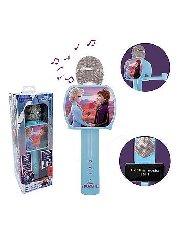 Micrófono de karaoke inalámbrico Frozen con altavoz Bluetooth® incorporado