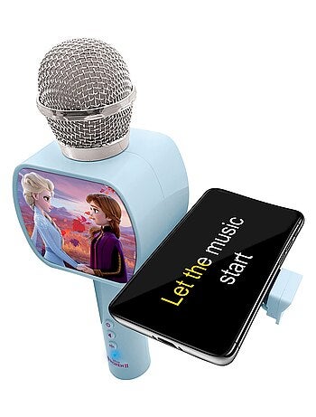 Micrófono de karaoke inalámbrico Frozen con altavoz Bluetooth® incorporado