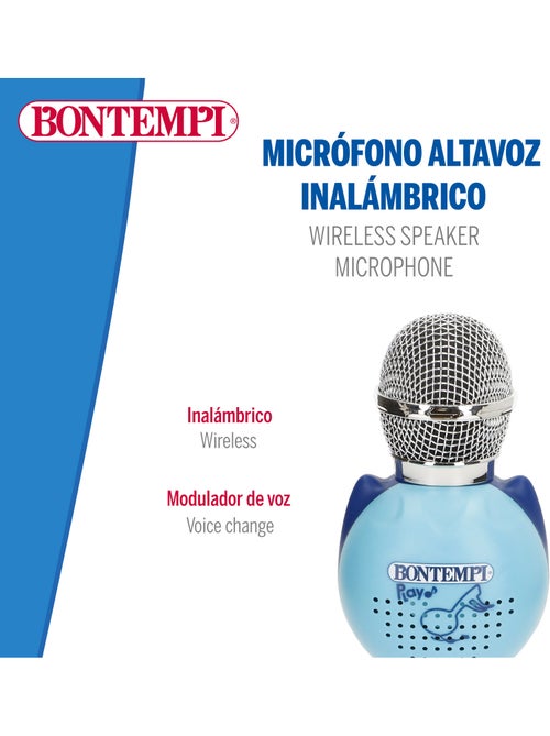 Micrófono infantil inalámbrico c/altavoz bontempi - Kiabi