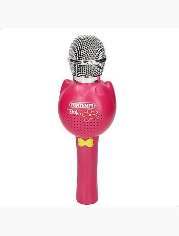 Micrófono infantil inalámbrico rosa c/altavoz bontempi