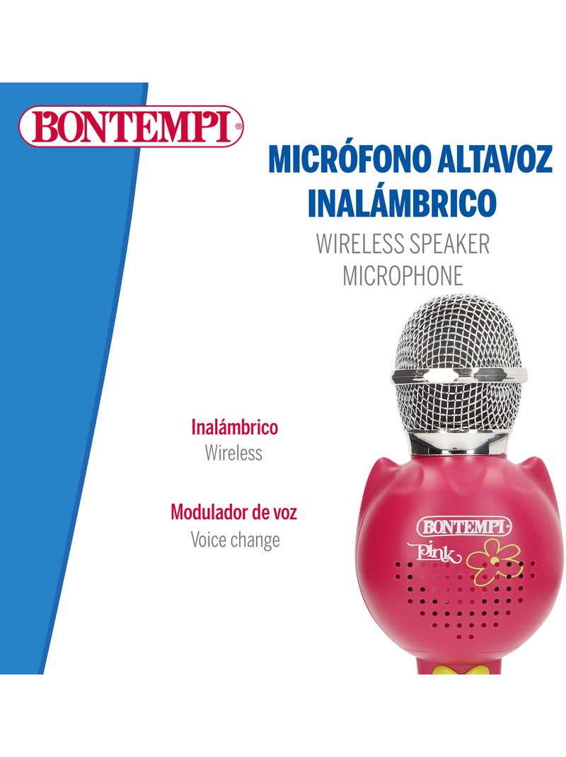 Micrófono infantil inalámbrico rosa c/altavoz bontempi N/D - Kiabi