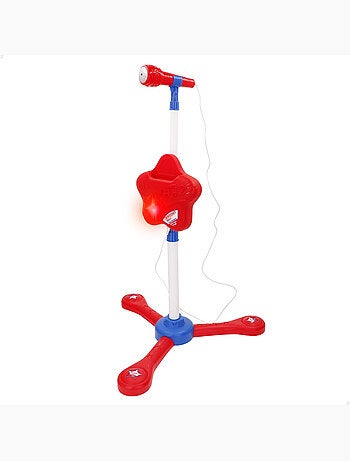Micrófono juguete infantil inalámbrico con melodías y luces bontempi