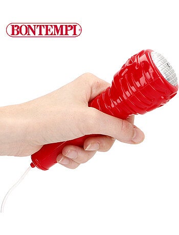 Micrófono juguete infantil inalámbrico con melodías y luces bontempi