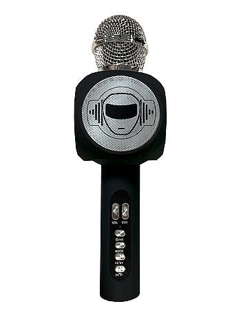 Micrófono karaoke iparty bluetooth® con altavoz, luces y función de cambio de voz