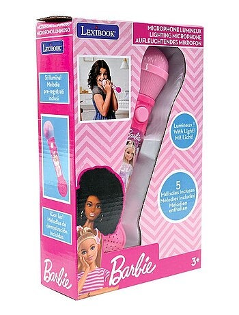 Micrófono luminoso barbie