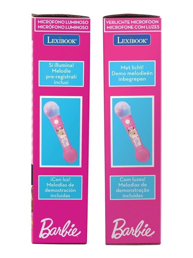 Micrófono luminoso Barbie Rosa - Kiabi