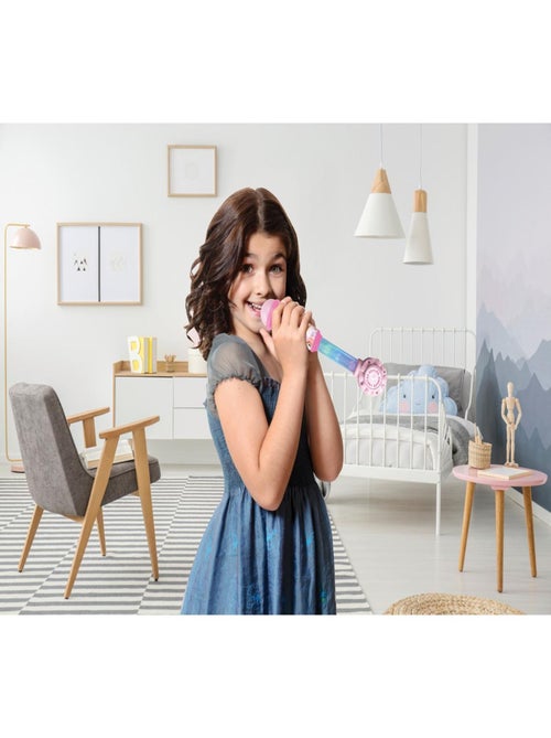 Micrófono luminoso Barbie Trendy con altavoz (entrada auxiliar), melodías y efectos de sonido - Kiabi