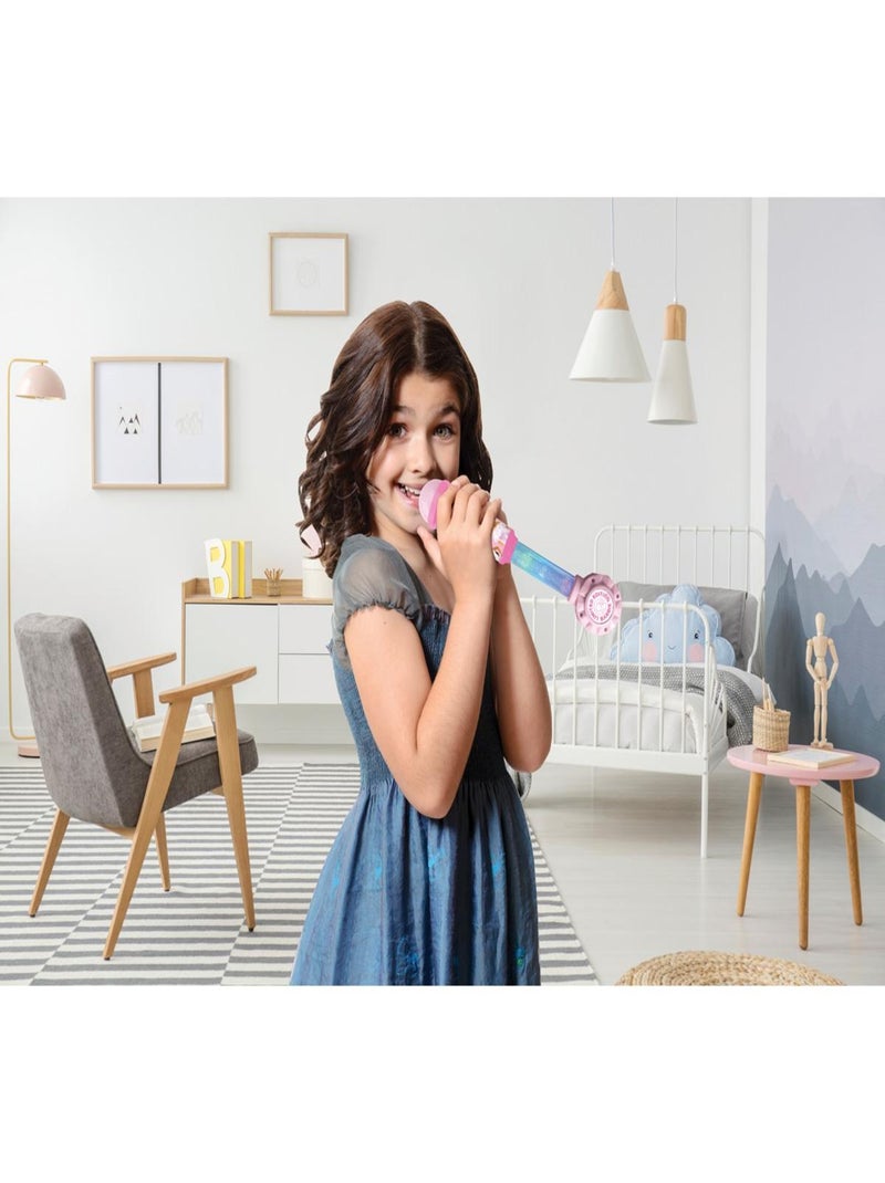 Micrófono luminoso Barbie Trendy con altavoz (entrada auxiliar), melodías y efectos de sonido Rosa - Kiabi