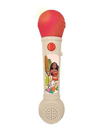 Micrófono luminoso con melodías y efectos sonoros